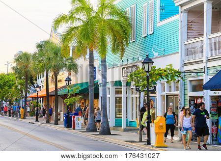 Colorful Duval Street
