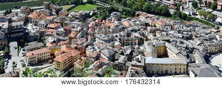 The Village Of Varallo Sesia