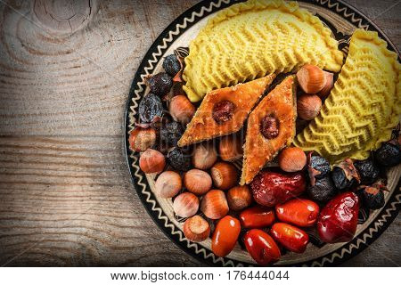 Eastern sweets to Novruz holiday. Novruz decoration