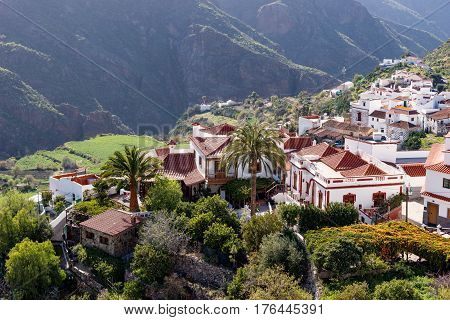 Tejeda, beautiful village in the mountains of Gran Canaria