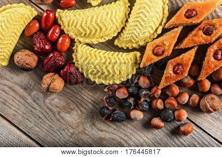 Eastern sweets to Novruz holiday. Novruz decoration