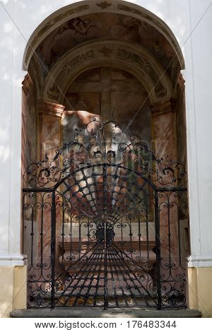 Chapel in the city of Sumeg. Hungary.