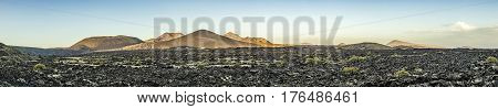 Volcanic Landscape In Lanzarote, Timanfaya National Park