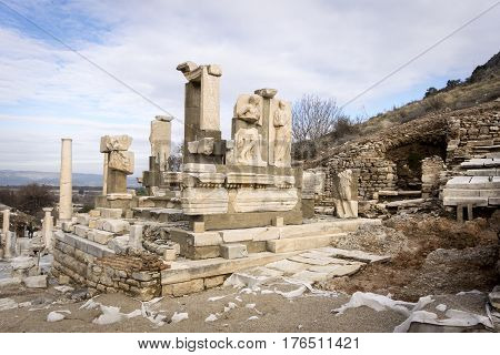 Unesco Heritage Site Of The Ancient City Of Ephesus, Selcuk, Turkey