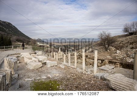 Unesco Heritage Site Of The Ancient City Of Ephesus, Selcuk, Turkey