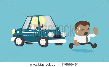 Mayhem .drive chase african businessman eps. 10