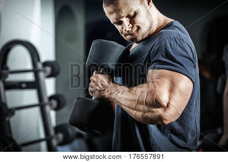 Bodybuilder In Training