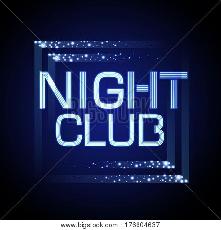 Neon Sign. Nignt Club