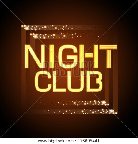Neon Sign. Nignt Club