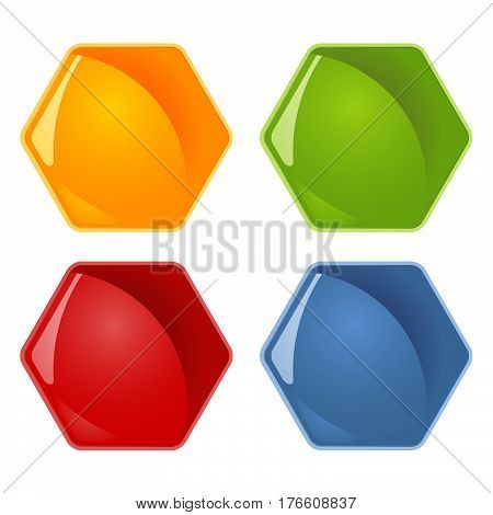 Honeycombs Symbols - Four Colors