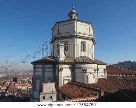 Monte Cappuccini Church In Turin