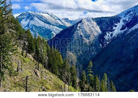 North Cascades wilderness. Leavenworth. Seattle. Washington state. United States.