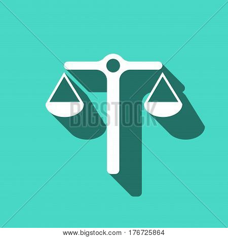 scales icon stock vector illustration stock vector illustration flat design