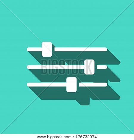 settings icon  stock vector illustration flat design