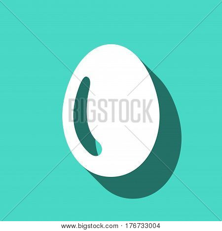 Egg icon  stock vector illustration flat design