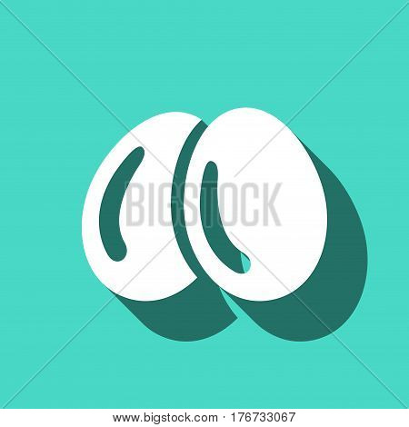 Egg icon  stock vector illustration flat design