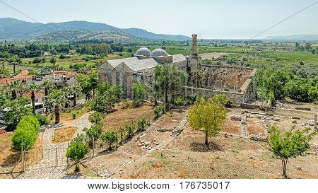 Selcuk, Turkey - May 17, 2015: Isa Bey Mosque