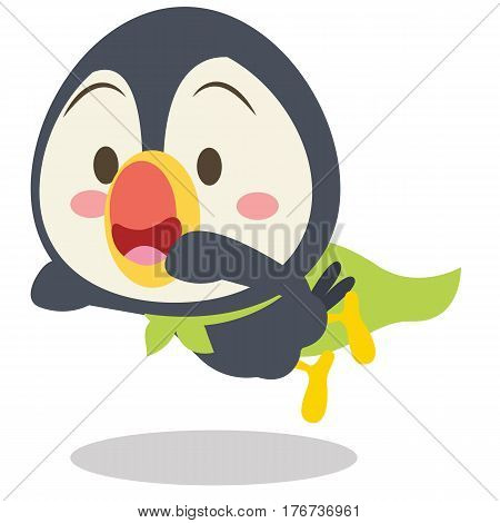 Super toucan character vetcor illustration collection stock