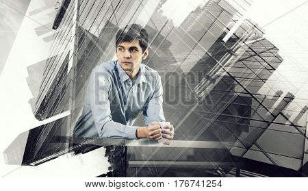 In rythm of modern tendency . Mixed media