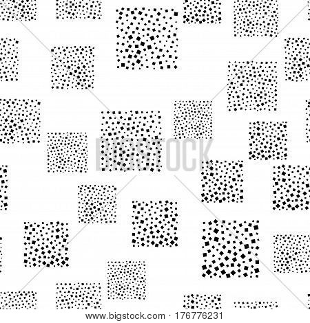 Abstract Seamless Pattern Background With Squares.