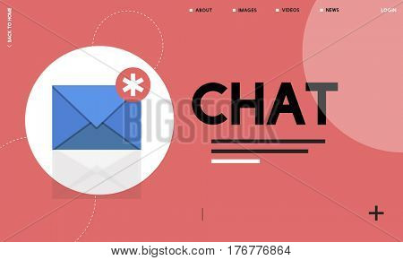 Message Letter E-Mail Chat Notification Graphic