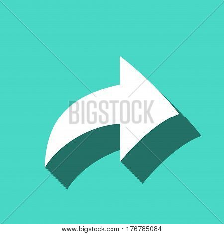 arrow icon stock vector illustration flat design