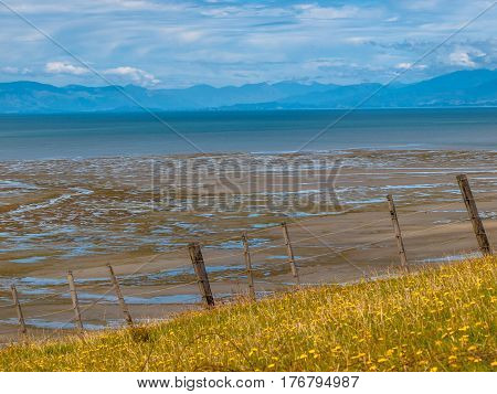 View Over Puponga Bay, South Island, New Zealand