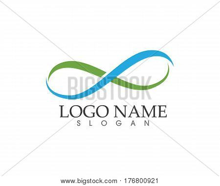infinity logo and symbol business template stylish