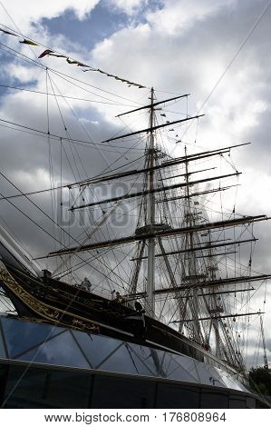 the cutty sark in greenwich in london