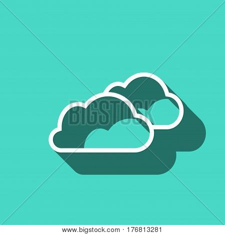 cloud icon stock vector illustration flat design
