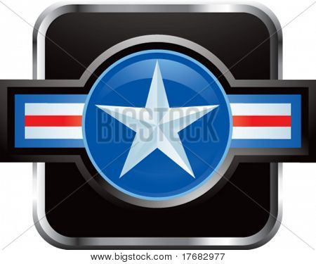 na sieci web przycisk symbol siły powietrzne