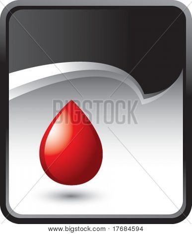 เลือดหยดบนพื้นม้วนกระดาษฉีก