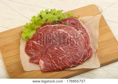 Raw Beef Schnitzel