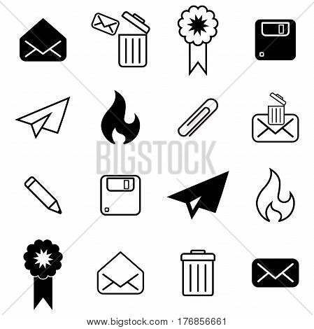 Set With Different Mail Icons