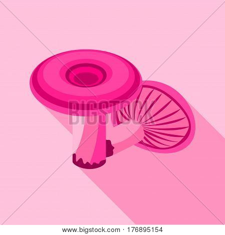 Freckle mushrooms icon. Flat illustration of freckle mushrooms vector icon for web