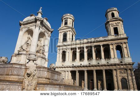 Place Saint Sulpice, em Paris