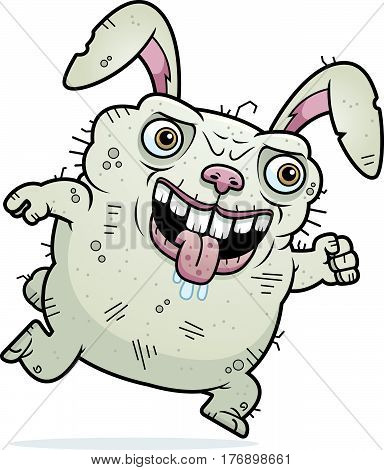 Ugly Bunny Running