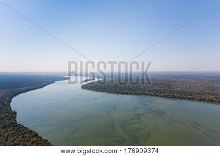 Iguazu Falls Helicopter View, Argentina