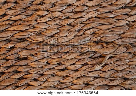 Esparto texture. Background of handmade esparto carpet. Abstract texture and background for designers. Close up view of esparto texture. Natural pattern textures.