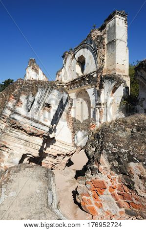Ruins Of The Recoleccion Church At Antigua