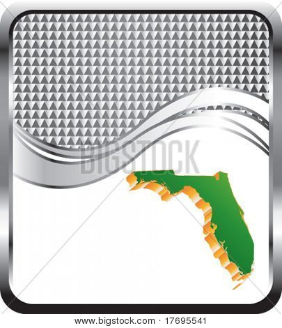 Florida ikona na tle kratkę fala