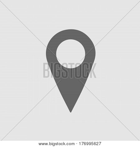 Map pointer vector icon eps 10. Mark symbol. Marker sign.