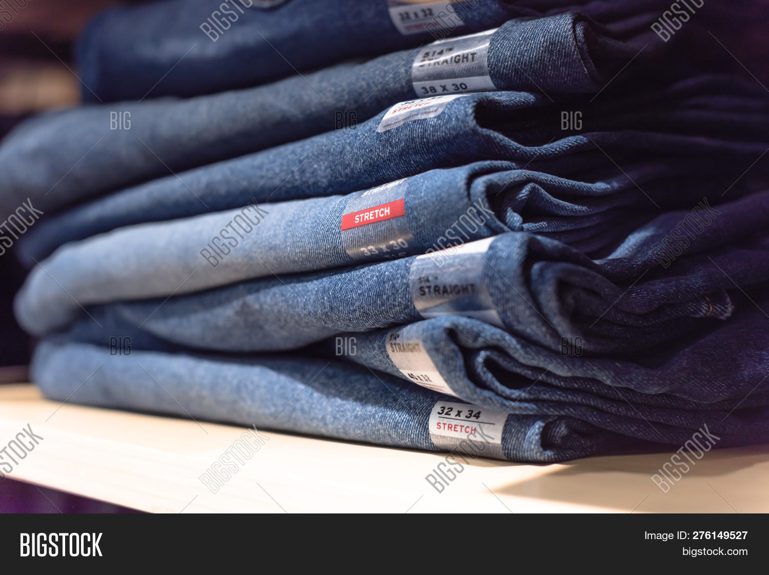 blue jeans clothing store