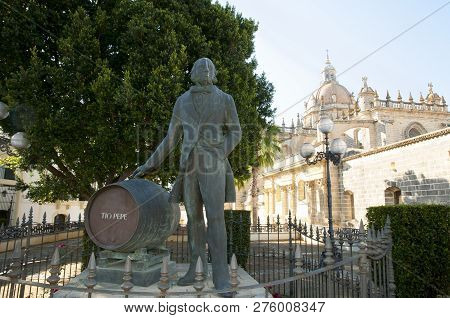 Tio Pepe Statue - Jerez De La Frontera - Spain
