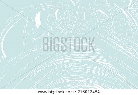 Grunge Texture. Distress Blue Rough Trace. Cool Background. Noise Dirty Grunge Texture. Worthy Artis