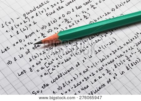 Learning Math Solving Image & Photo (Free Trial) | Bigstock