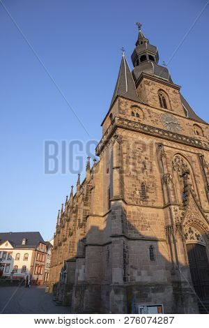 Famous Sankt Wendelin Church In Sankt Wendel, Germany