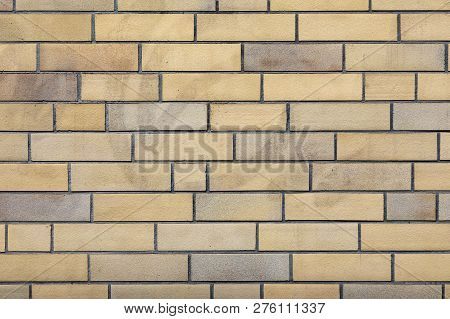 Old Orange Clincker Wall From The Sixties
