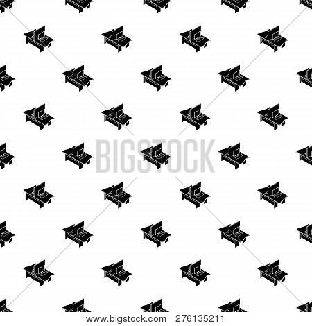 Double Office Table Pattern Seamless Repeating For Any Web Design