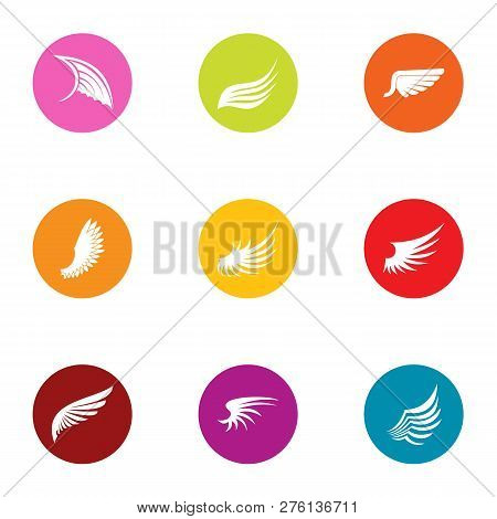 Blastoff Icons Set. Flat Set Of 9 Blastoff Icons For Web Isolated On White Background